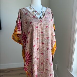 One of a Kind Kantha Top reversible